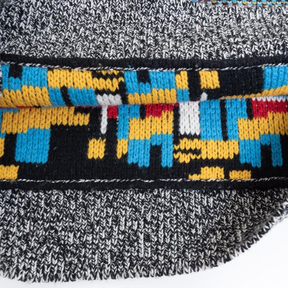 rag & bone Willow Rainbow Sweater 100% Merino Wool Chunky Colorful - Picture 12 of 14